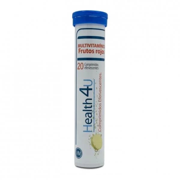 Multivitamínico sabor naranja en comprimidos efervescentes H4U 20 ud. - 0.09 kg - Imagen del producto en Findit