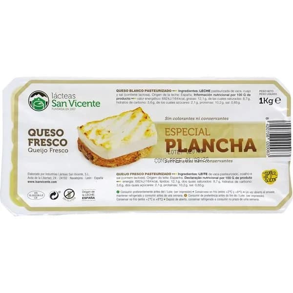 Queso Fresco Especial Plancha - 1 kg - Imagen del producto en Findit