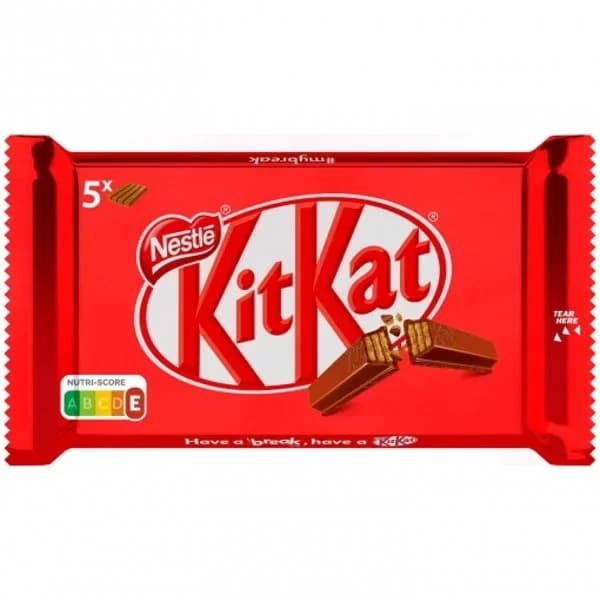 Barritas de barquillo Kit-Kat bañadas de chocolate con leche - 0.23 kg - Imagen del producto en Findit