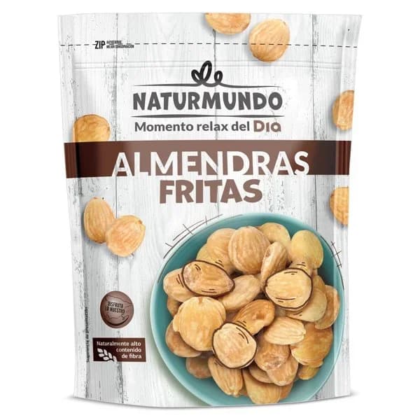Almendras fritas saladas Naturmundo de Dia bolsa 200 g - 0.2 kg - Imagen del producto en Findit