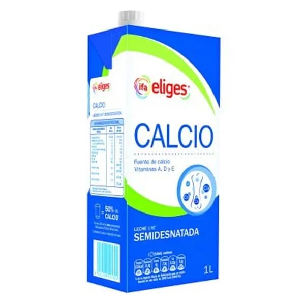 Leche semidesnatada con calcio 1 l - 1 l - Imagen del producto en Findit