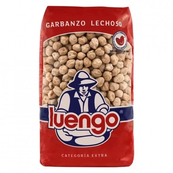 Garbanzo lechoso categoría extra Luengo 1 kg. - 1 kg - Imagen del producto en Findit