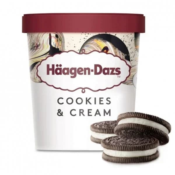 Helado de cookies cream tarrina 460 ml - 0.46 l - Imagen del producto en Findit