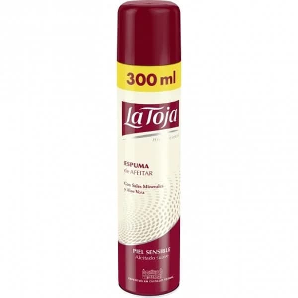 Espuma de afeitar sensitive LA TOJA, spray 300 ml - 0.3 l - Imagen del producto en Findit