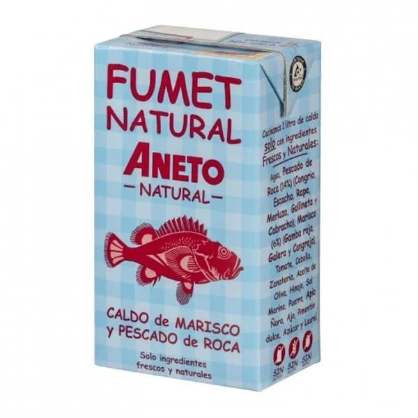 Caldo de pescado de roca y marisco 1 l - 1 l - Imagen del producto en Findit