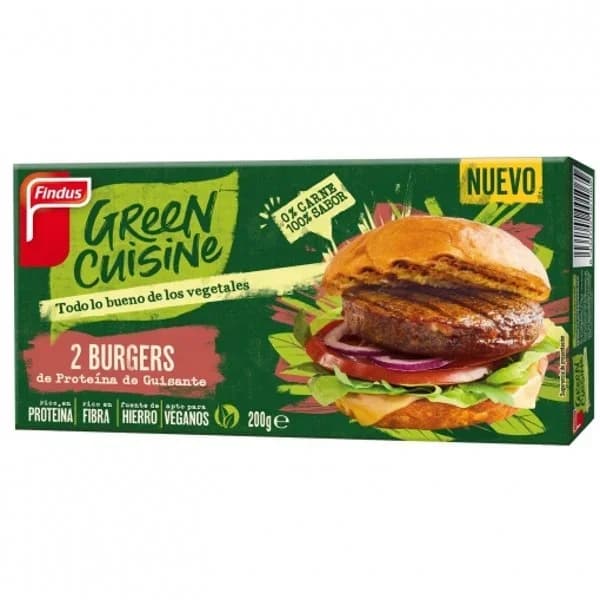 Burger 0% Carne Proteína de Guisante - 0.21 kg - Imagen del producto en Findit
