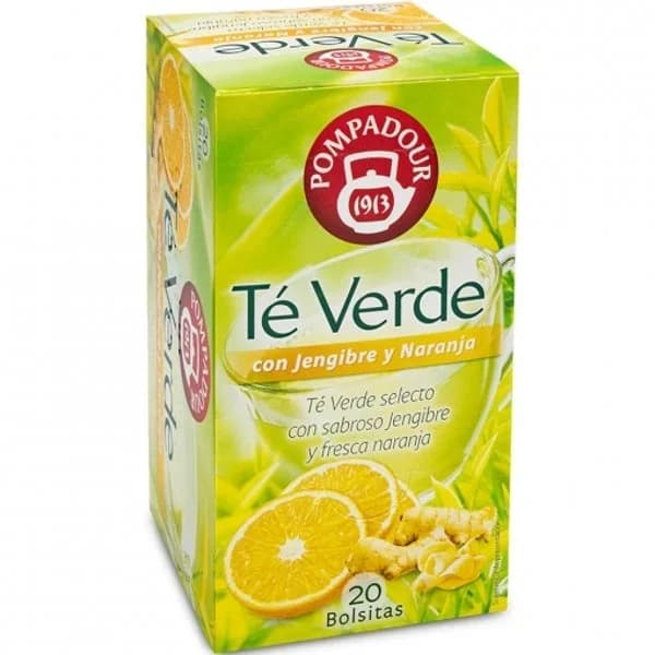 Infusión Té Verde y Jengibre 20UD - 1 ud - Imagen del producto en Findit