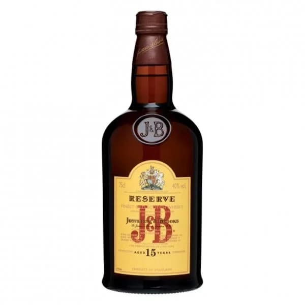 Whisky J&B escocés 15 años 70 cl. - 0.7 l - Imagen del producto en Findit