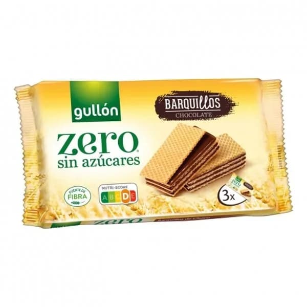 Barquillo Relleno de Chocolate Zero 180G - 0.18 kg - Imagen del producto en Findit