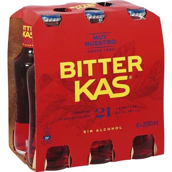 Refresco Bitter Sin Alcohol Botellín 6 x 200ML - 1.2 l - Imagen del producto en Findit