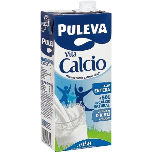 Leche entera Vita Calcio Puleva brik 1 l. - 1 l - Imagen del producto en Findit