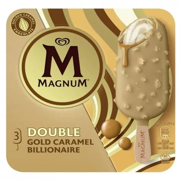 Helado Bombón Double Caramel 3UD - 0.26 l - Imagen del producto en Findit