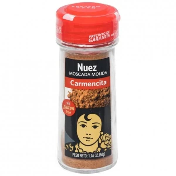 Nuez moscada molida Carmencita sin gluten 50 g. - 0.05 kg - Imagen del producto en Findit