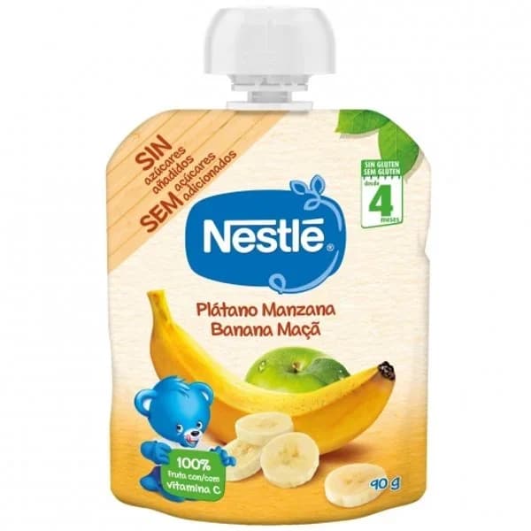 Bolsita de manzana y plátano 90 g - 0.09 kg - Imagen del producto en Findit