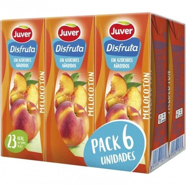 Néctar Disfruta Melocotón 6 x 200ML - 1.2 l - Imagen del producto en Findit