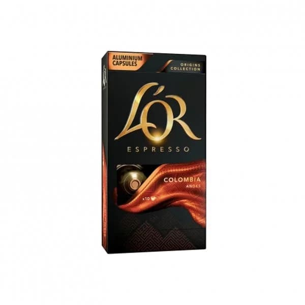 Café Colombia en cápsulas L'Or Espresso compatible con Nespresso 10 unidades de 5,2 g. - 0.05 kg - Imagen del producto en Findit