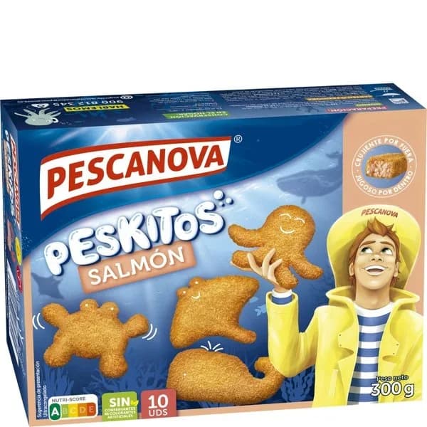 Peskitos de salmón 300 g - 0.3 kg - Imagen del producto en Findit