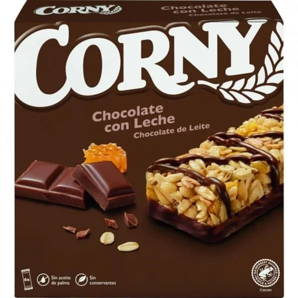 Barritas de muesli con chocolate 6x25 g - 0.15 kg - Imagen del producto en Findit