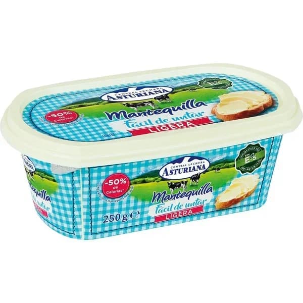 Mantequilla  Ligera Tarrina - 0.25 kg - Imagen del producto en Findit