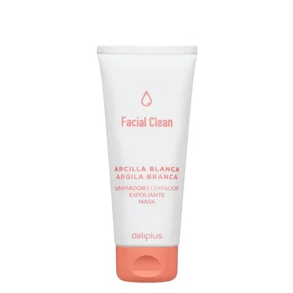 Limpiador  exfoliante y mascarilla Arcilla Blanca Facial Clean Deliplus - 0.1 l - Imagen del producto en Findit