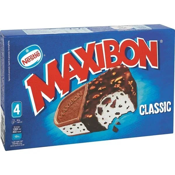 Helado sandwich de nata 4 unidades - 0.38 kg - Imagen del producto en Findit