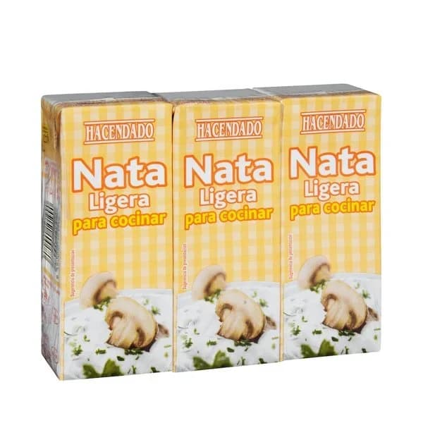 Nata ligera para cocinar Hacendado - 0.6 l - Imagen del producto en Findit