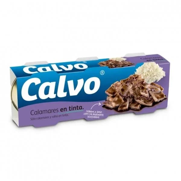 Calamar en su tinta 3x380 g - 0.14 kg - Imagen del producto en Findit