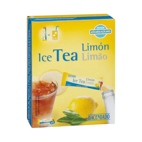 Refresco té sabor limón Hacendado para diluir - 0.04 kg - Imagen del producto en Findit