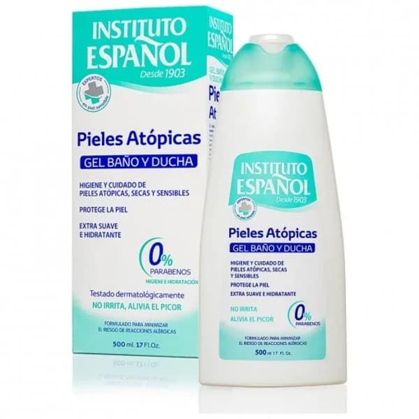 Gel de baño para el cuidado de pieles atópicas secas y sensibles Instituto Español 500 ml. - 0.5 l - Imagen del producto en Findit