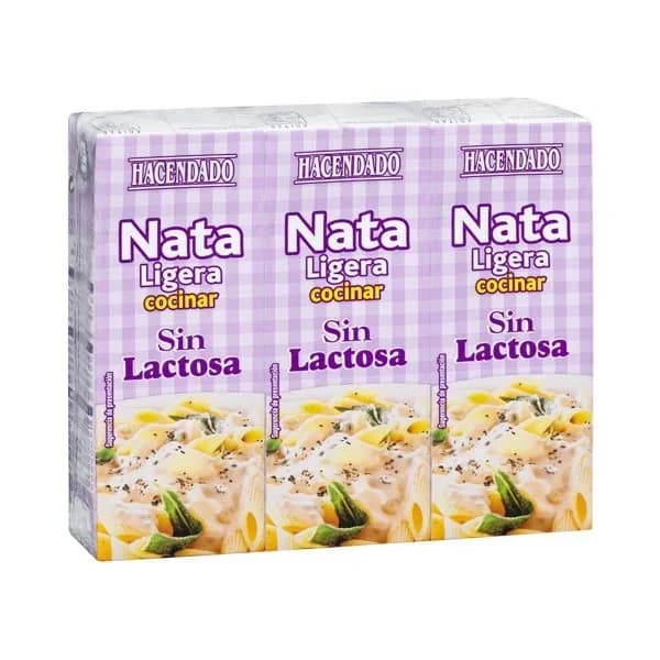 Nata ligera para cocinar sin lactosa Hacendado - 0.6 l - Imagen del producto en Findit