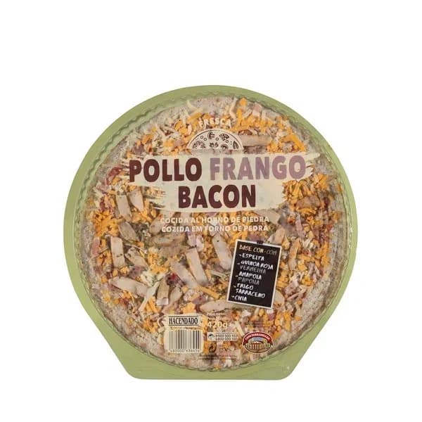 Pizza pollo y bacón Hacendado - 0.42 kg - Imagen del producto en Findit