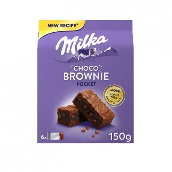Bizcocho brownie Milka 150 g. - 0.15 kg - Imagen del producto en Findit