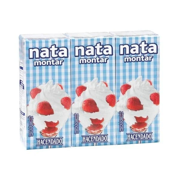 Nata para montar Hacendado - 0.6 l - Imagen del producto en Findit