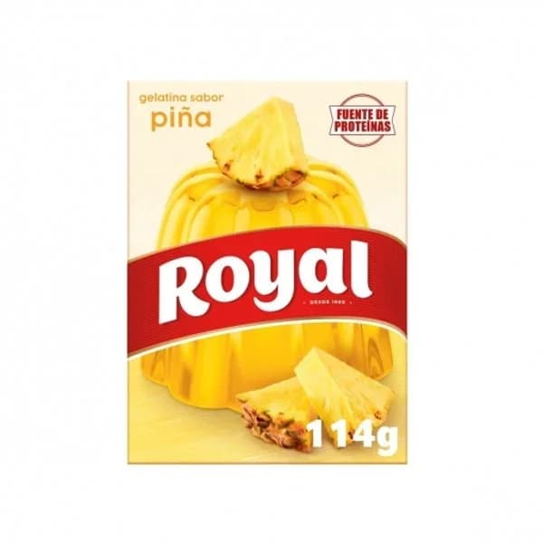 Gelatina sabor piña Royal 114 g. - 0.11 kg - Imagen del producto en Findit