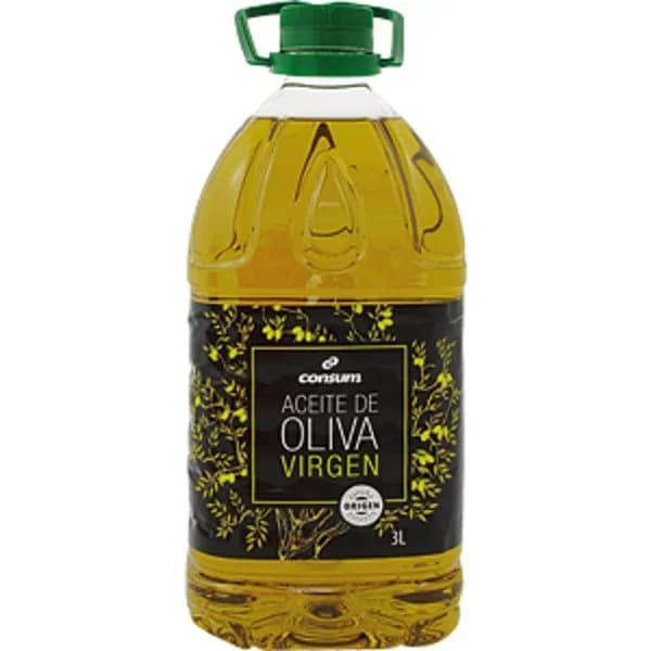 Aceite de Oliva Virgen Botella - 3 l - Imagen del producto en Findit