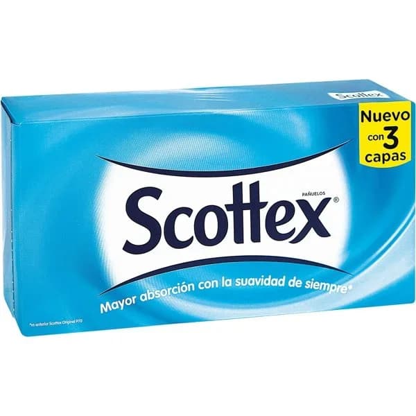 Faciales 3 capas SCOTTEX, caja 70 uds - 70 ud - Imagen del producto en Findit