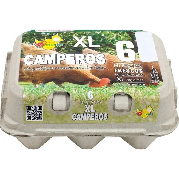 Huevo Campero XL 1/2 Docena - 6 ud - Imagen del producto en Findit