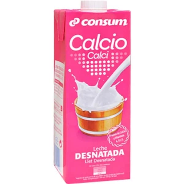 Leche Calcio Desnatada. Brik - 1 l - Imagen del producto en Findit