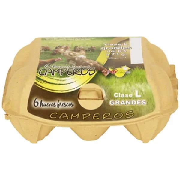Huevo Campero L 1/2 Docena - 6 ud - Imagen del producto en Findit