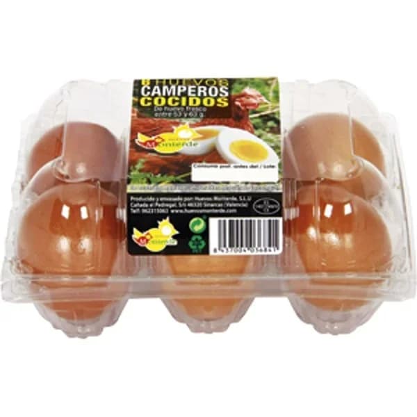 Huevo Campero Cocido 1/2 Docena - 6 ud - Imagen del producto en Findit