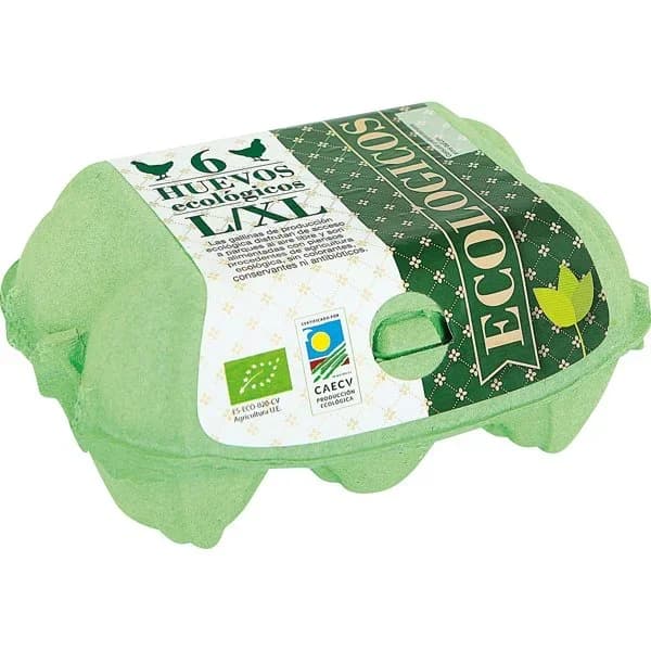 Huevo Ecológico L-XL 1/2 Docena - 6 ud - Imagen del producto en Findit