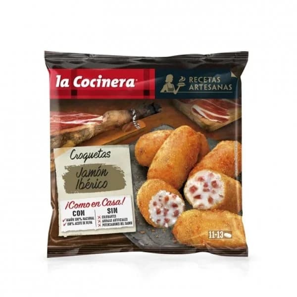 Croqueta de Jamón Ibérico Congelada 400G - 0.4 kg - Imagen del producto en Findit