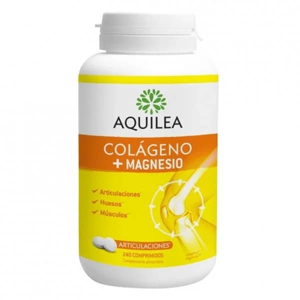 Colágeno + Magnesio en comprimidos Aquilea 240 ud. - 0.17 kg - Imagen del producto en Findit