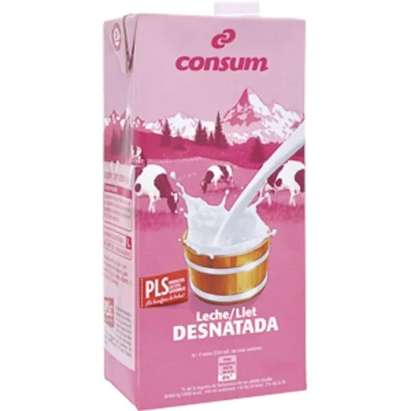 Leche Desnatada. Brik - 1 l - Imagen del producto en Findit