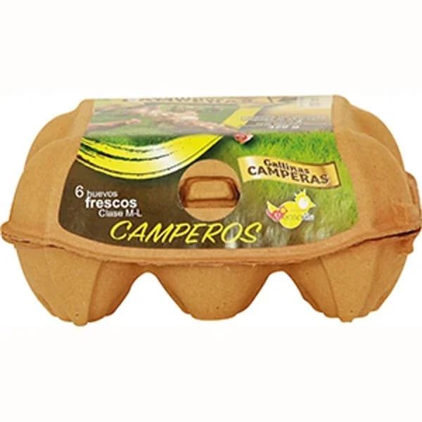 Huevos Camperos 1/2 Docena - 6 ud - Imagen del producto en Findit