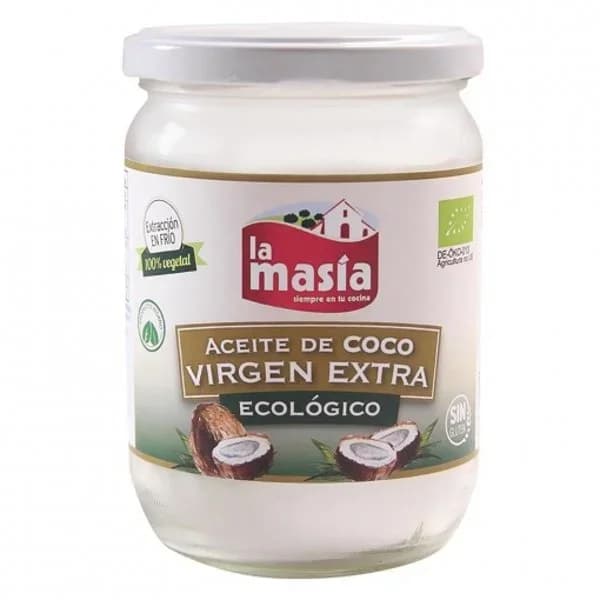 Aceite de coco virgen extra 400 g - 0.4 kg - Imagen del producto en Findit