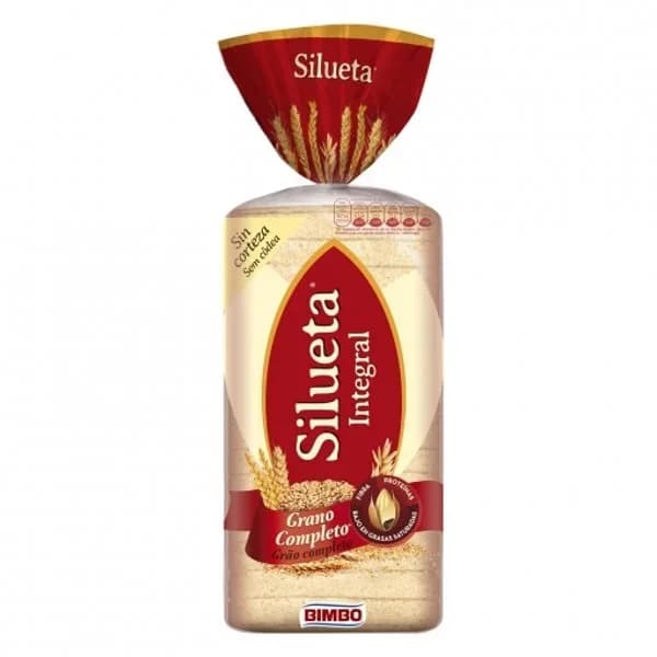 Pan de molde sin corteza integral 450 g - 0.45 kg - Imagen del producto en Findit