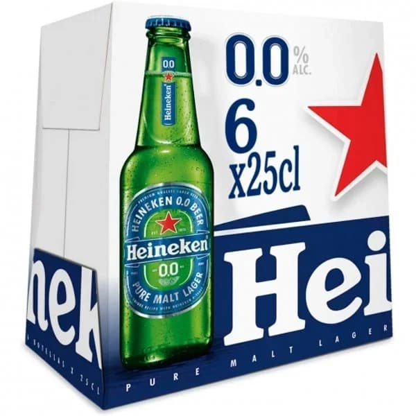 Cerveza Rubia 0,0 Botellín 6 x 250ML - 1.5 l - Imagen del producto en Findit