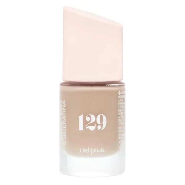 Laca de uñas con queratina Deliplus 129 nude - 1 ud - Imagen del producto en Findit