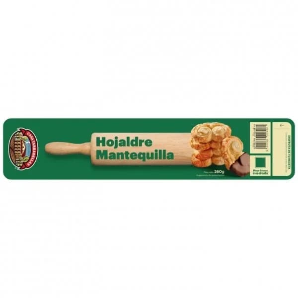 Masa de hojaldre con mantequilla Casa Tarradellas 260 g. - 0.26 kg - Imagen del producto en Findit